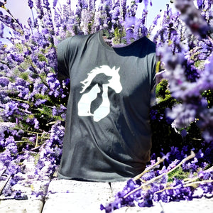 Silhouette T-Shirt - Unisex with Horse, Dog and Cat feature
