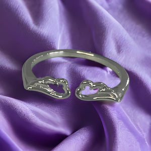 Ring - Delicate Angel Design - Sterling Silver