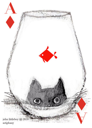 Playing Cards with a Cat Theme-Amuse your friends and enjoy your card games even more with delightful cat themed playing cards.